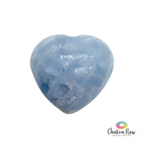 Blue Calcite Heart