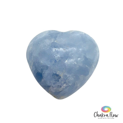 Blue Calcite Heart