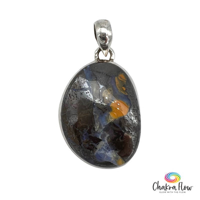 Australian Bolder Opal Sterling Silver Pendant