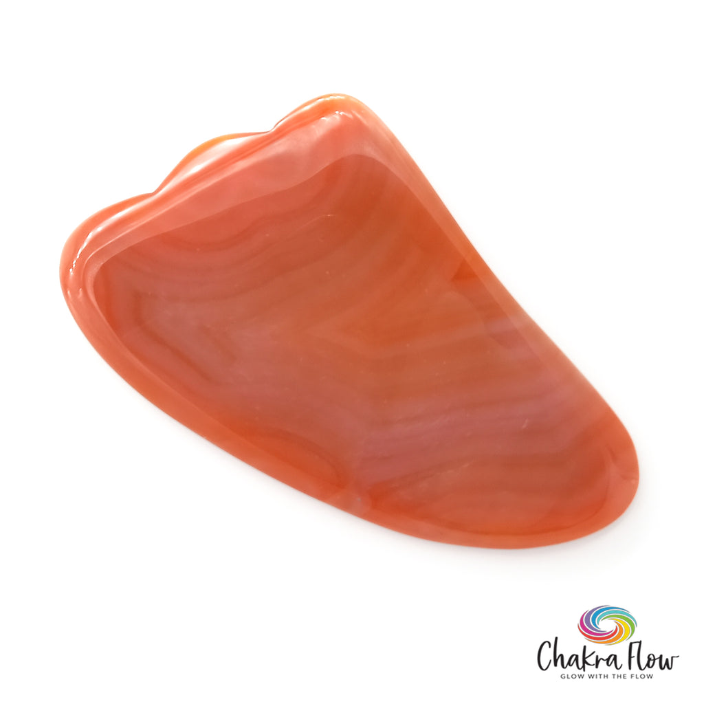 Banded Carnelian Gua Sha