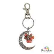 Carnelian Moon Charm