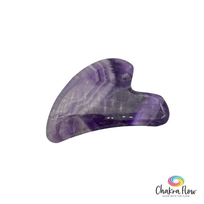 Chevron Amethyst Gua Sha