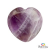 Chevron Amethyst Heart 1.25"