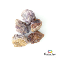 Chevron Amethyst, Raw