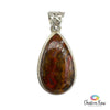 Crazy Lace Jasper Sterling Silver Pendant