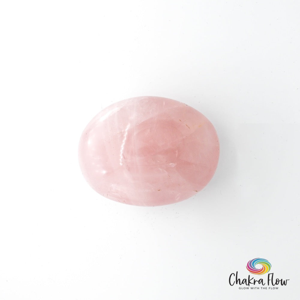 Rose Quartz Palm Stone
