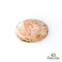 Pink Porcelain Jasper Palm Stone