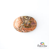 Pink Porcelain Jasper Palm Stone