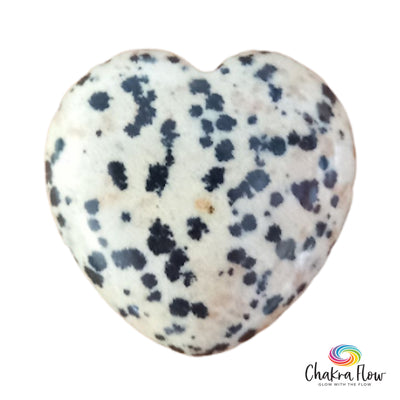 Dalmatian Jasper Heart
