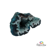 Dyed Agate Geode, Turquoise