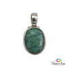 Emerald Sterling Silver Pendant