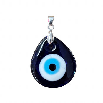 Glass Evil Eye Amulet Pendant