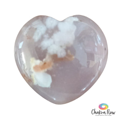Flower Agate Heart