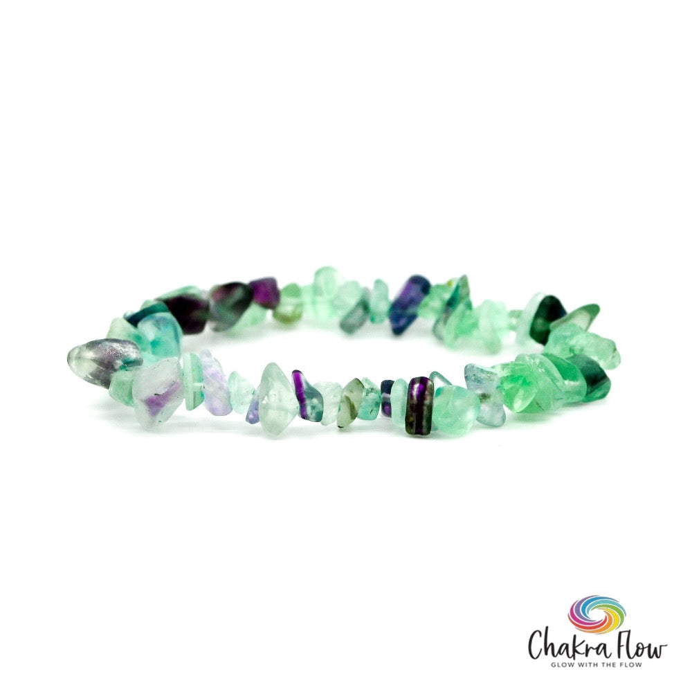 Fluorite Chips Bracelet
