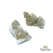 Fluorite, Quartz, Pyrite with Calcite Cluster