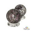 Garnet in Astrophyllite Sphere