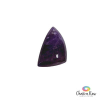 Geometric Amethyst Pierced Cabochon