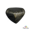 Gold Sheen Obsidian Heart
