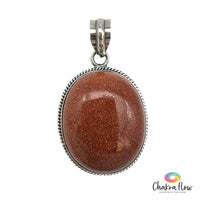 Goldstone Sterling Silver Pendant