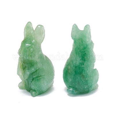 Green Aventurine Rabbit Figurine
