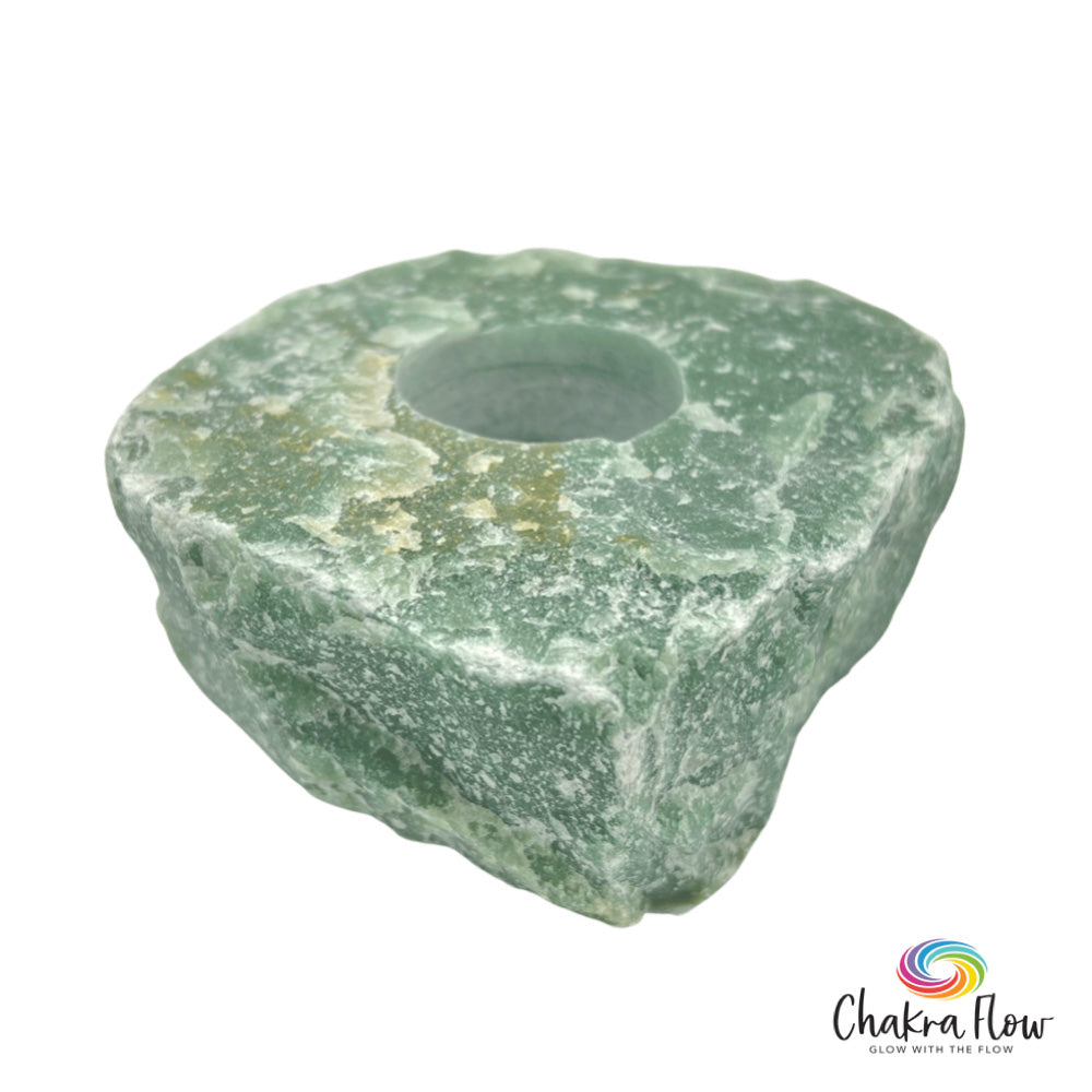 Green Aventurine Tea Light Holder