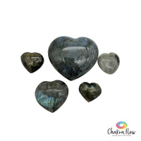 Labradorite Heart