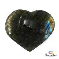 Labradorite Heart