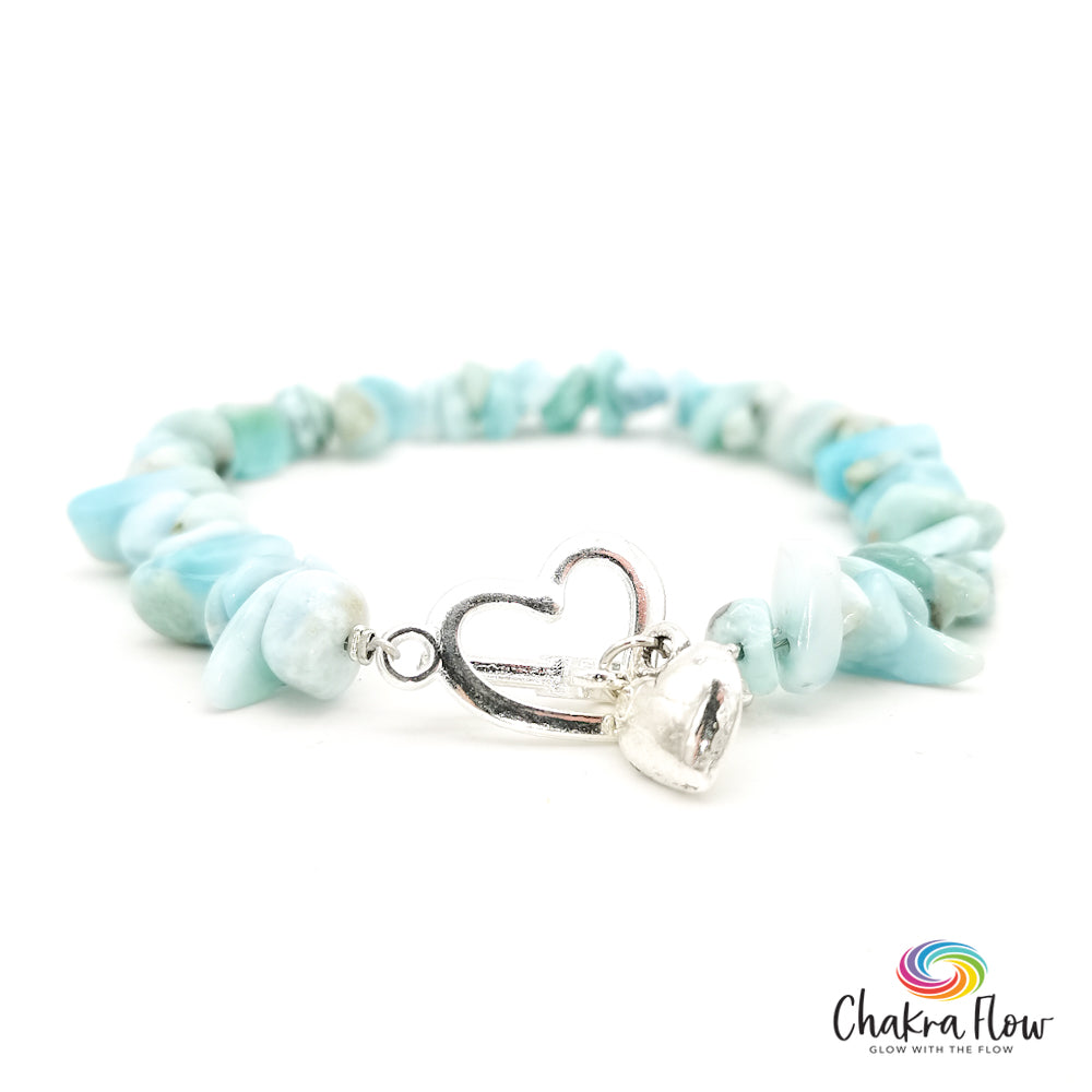 Larimar Chips Bracelet 