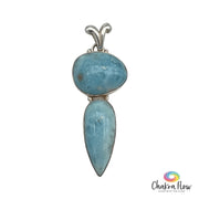 Larimar Sterling Silver Pendant