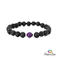 Lava 1 Amethyst Bracelet