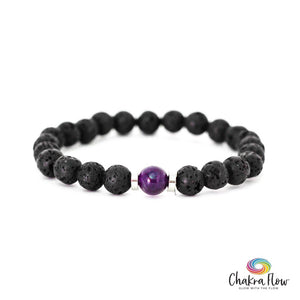 Lava 1 Amethyst Bracelet