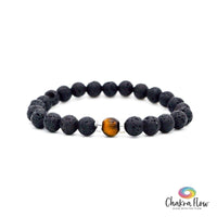 Tiger Eye Lava Diffuser Bracelet