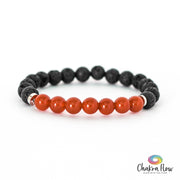 Carnelian 7 Diffuser Bracelet