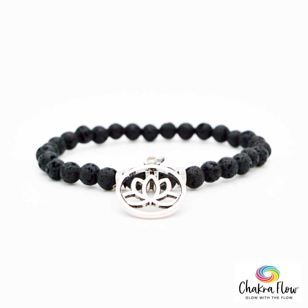 Lava Lotus Diffuser Bracelet 6mm