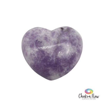 Lepidolite Heart