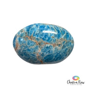 Light Blue Apatite Palm Stone