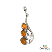 Baltic Amber Sterling Silver Pendant