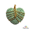 Light Green Lava Heart Diffuser Pendant