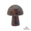 Mahogany Obsidian Mushroom