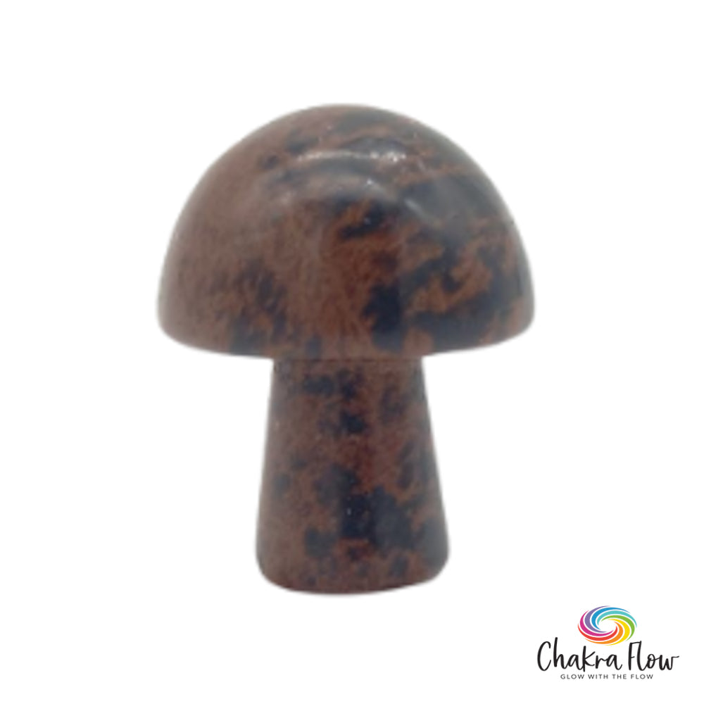 Mahogany Obsidian Mushroom