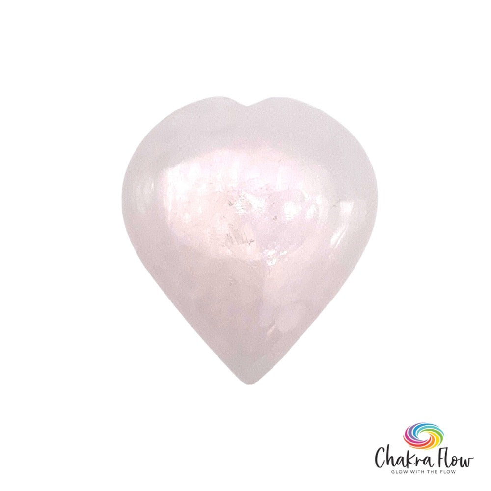 Mangano Calcite Heart Palm Stone