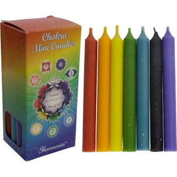 Mini Candle Chakras Set