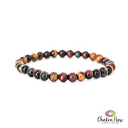 Multi-Tiger Eyes 4mm Bracelet