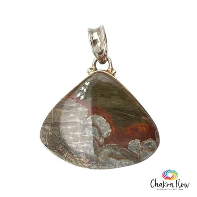 Mushroom Rhyolite Sterling Silver Pendant