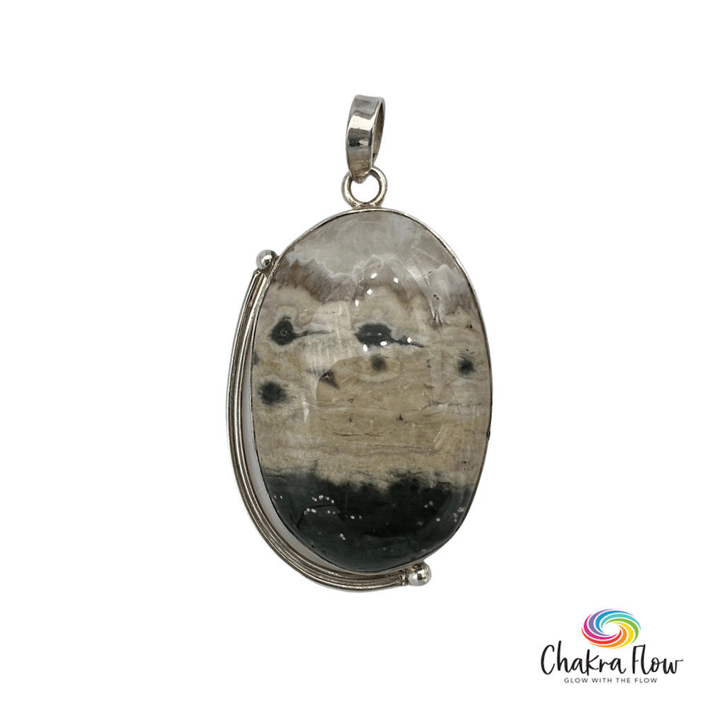 Ocean Jasper Sterling Silver Pendant