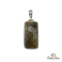 Ocean Jasper Sterling Silver Pendant