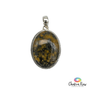 Ocean Jasper Sterling Silver Pendant