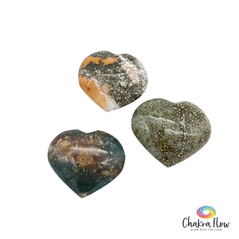 Ocean Jasper Heart