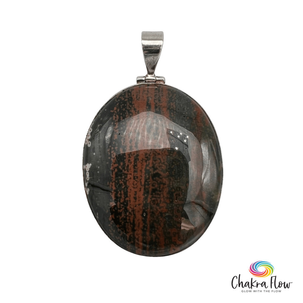 Ocean Jasper Sterling Silver Pendant