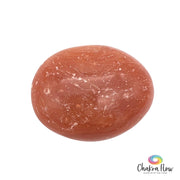 Orange Calcite Palm Stone